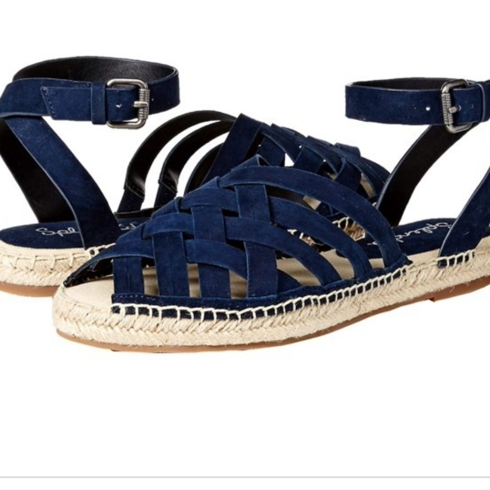 Splendid Navy Woven Espadrilles